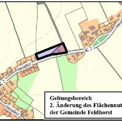 2. Änderung des Flächennutzungsplanes der Gemeinde Feldhorst