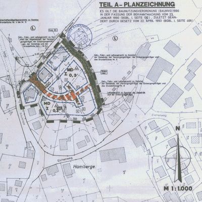 Bebauungsplan Nr. 3 der Gemeinde Hamberge