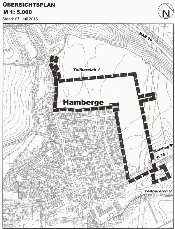 Bebauungsplan Nr. 6 der Gemeinde Hamberge