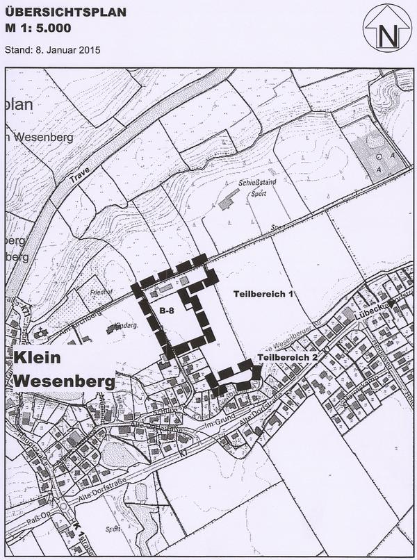 Bebauungsplan Nr. 8 der Gemeinde Klein Wesenberg