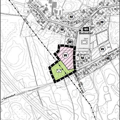 Badendorf-Flächennutzungsplan-6. Änd. Plan