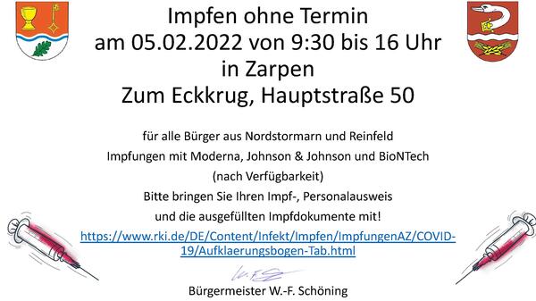 2022-02-05_Impfen ohne Termin_Zarpen