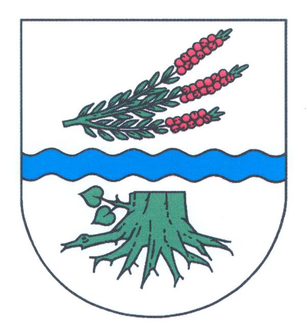Das Wappen der Gemeinde Heidekamp