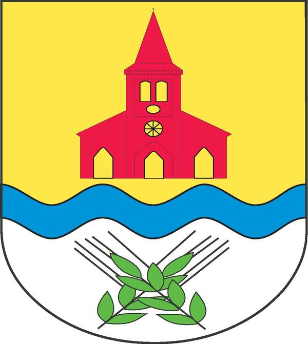 Das Wappen der Gemeinde Klein Wesenberg