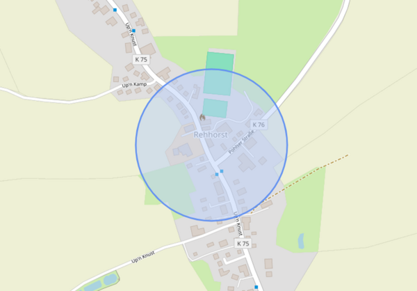 Abbrandverbotszone Rehhorst