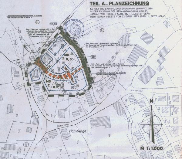 Bebauungsplan Nr. 3 der Gemeinde Hamberge