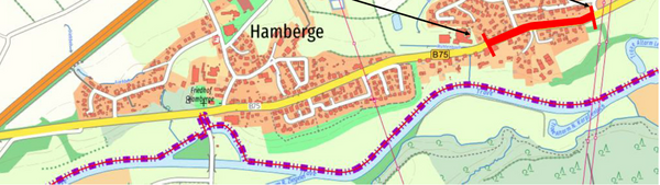Sanierung Hamberge B75 - Erster Bauabschnitt