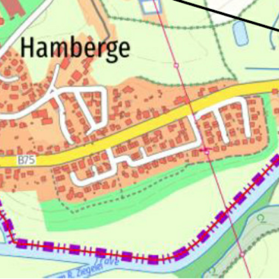 Sanierung Hamberge B75 - Erster Bauabschnitt