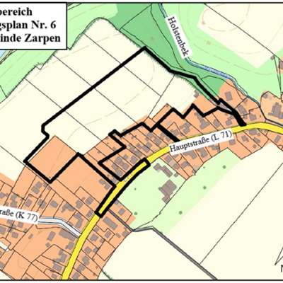 Geltungsbereich BPLan Nr. 6 Zarpen