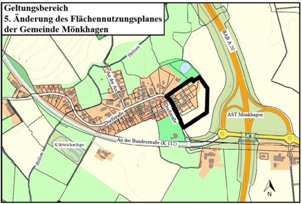 5. &Auml;nderng Fl&auml;chennutzungsplan M&ouml;nkhagen
