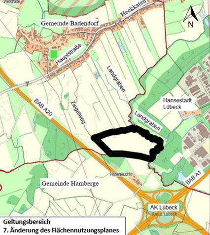11_Geltungsbereich 7. &Auml;nderung des Fl&auml;chennutzungsplanes 