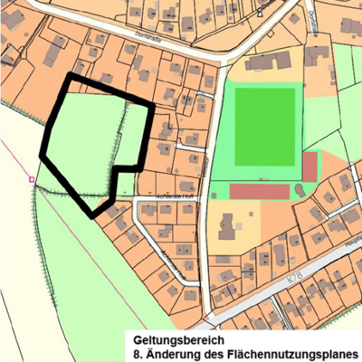 Geltungsbereich 8. &Auml;nderung FP Badendorf
