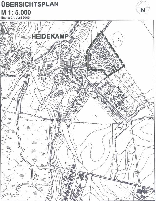 Bebauungsplan Nr. 4 der Gemeinde Heidekamp