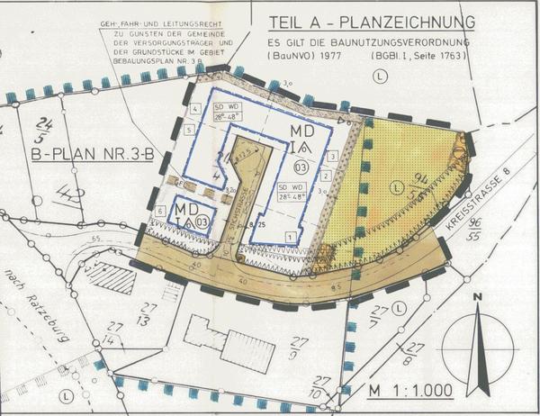 Bebauungsplan Nr. 3A der Gemeinde Westerau