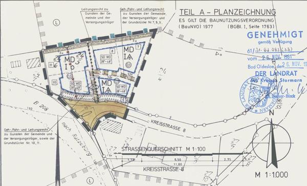 Bebauungsplan Nr. 3B der Gemeinde Westerau