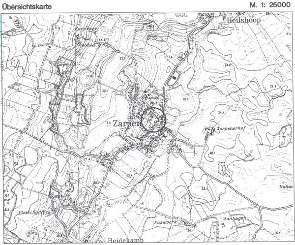 Zarpen OT Zarpen - Fl�chennutzungsplan - 5. �nd.